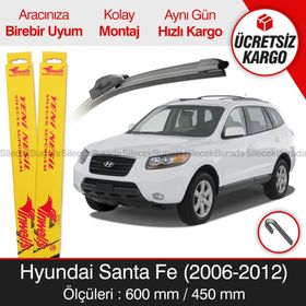 Inwells Hyundai Santa Fe 2006-2012 Muz Silecek Takımı