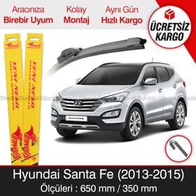 Inwells Hyundai Santa Fe 2013-2015 Muz Silecek Takımı