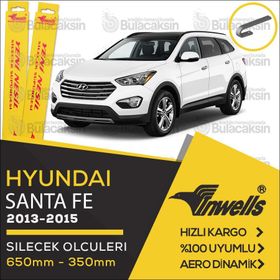 Inwells Hyundai Santa Fe 2013-2015 Muz Silecek Takımı