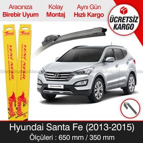 Inwells Hyundai Santa Fe 2013-2015 Muz Silecek Takımı