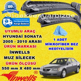 Inwells Hyundai Sonata 2005-2010 Muz Silecek Takımı