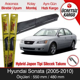Inwells Hyundai Sonata Hybrid 2005-2010 Silecek Takımı