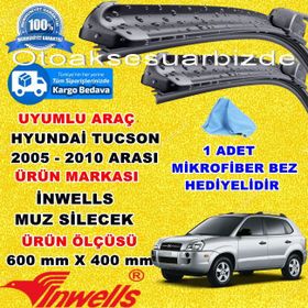 Inwells Hyundai Tucson 2005-2010 Muz Silecek Takımı