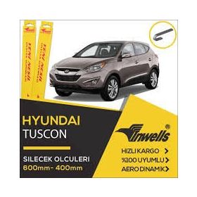 Inwells Hyundai Tucson 2005-2010 Ön Muz Silecek Takımı