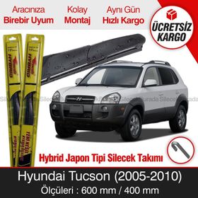 Inwells Hyundai Tucson Hybrid 2005-2010 Silecek Takımı