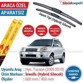 Inwells Hyundai Tucson Hybrid 2005-2010 Silecek Takımı