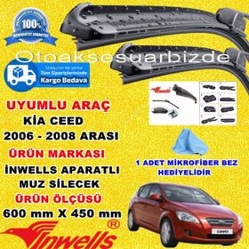 Inwells Kia Ceed 2006-2008 Muz Silecek Takımı