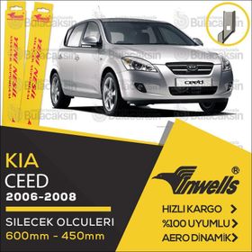 Inwells Kia Ceed 2006-2008 Muz Silecek Takımı