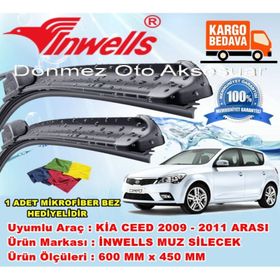 Inwells Kia Ceed 2009-2011 Muz Silecek Takımı