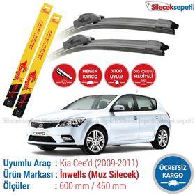Inwells Kia Ceed 2009-2011 Muz Silecek Takımı