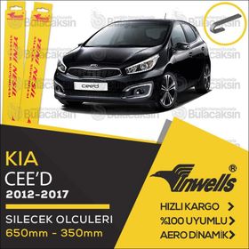 Inwells Kia Ceed 2012-2017 Muz Silecek Takımı
