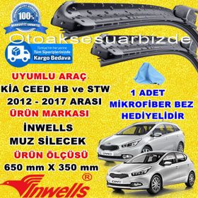 Inwells Kia Ceed 2012-2017 Muz Silecek Takımı