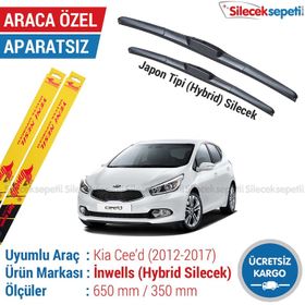 Inwells Kia Ceed Hybrid 2012-2017 Silecek Takımı