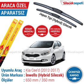 Inwells Kia Ceed Hybrid 2012-2017 Silecek Takımı