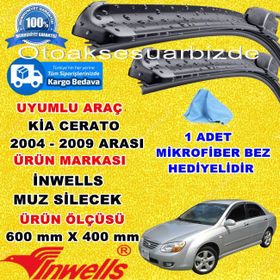 Inwells Kia Cerato 2004-2009 Muz Silecek Takımı