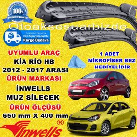 Inwells Kia Rio 2012 2017 Ön Muz Silecek Takımı