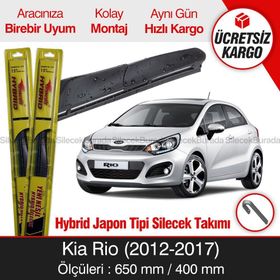 Inwells Kia Rio Hybrid 2012-2017 Silecek Takımı