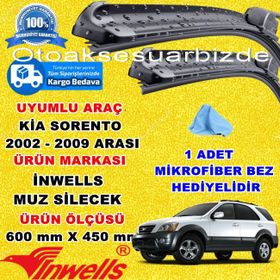 Inwells Kia Sorento 2002-2009 Muz Silecek Takımı