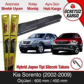 Inwells Kia Sorento Hybrid 2002-2009 Silecek Takımı