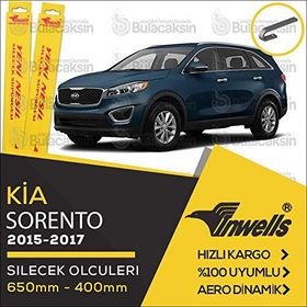 Inwells Kia Sorento Hybrid 2015-2017 Silecek Takımı