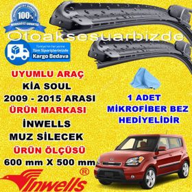 Inwells Kia Soul 2009-2015 Muz Silecek Takımı