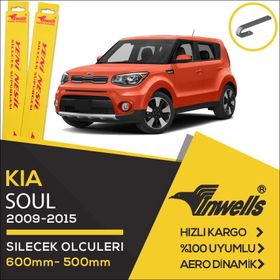 Inwells Kia Soul 2009-2015 Muz Silecek Takımı