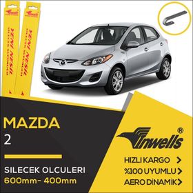 Inwells Mazda 2 2008-2012 Muz Silecek Takımı