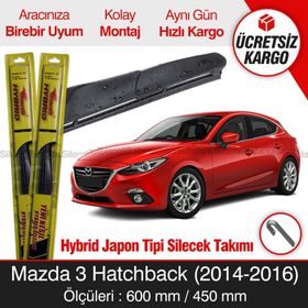 Inwells Mazda 3 2014-2016 Muz Silecek Takımı
