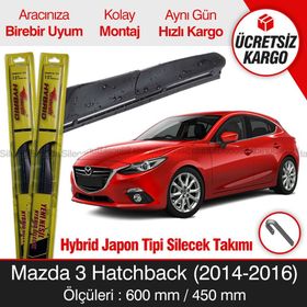 Inwells Mazda 3 2014-2016 Muz Silecek Takımı