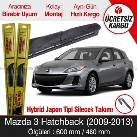 Inwells Mazda 3 Hatchback 2009-2013 Muz Silecek Takımı