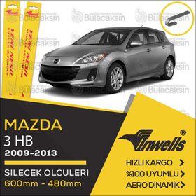 Inwells Mazda 3 HB 2009-2013 Ön Muz Silecek Takımı