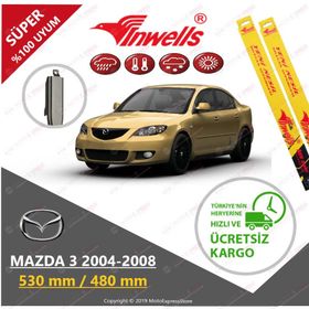 Inwells Mazda 3 Sedan 2004-2008 Muz Silecek Takımı