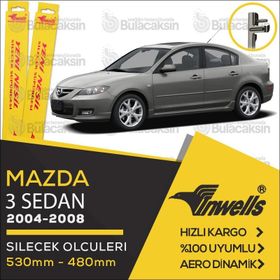 Inwells Mazda 3 Sedan 2004-2008 Muz Silecek Takımı