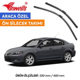 Inwells Mazda 3 Sedan 2004-2008 Muz Silecek Takımı