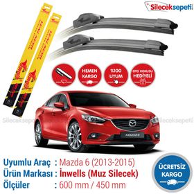 Inwells Mazda 6 2013-2015 Muz Silecek Takımı