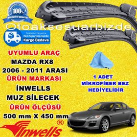 Inwells Mazda RX8 2006-2011 Ön Silecek Takımı