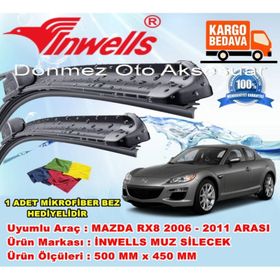 Inwells Mazda RX8 2006-2011 Ön Silecek Takımı