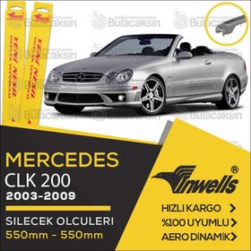 Inwells Mercedes CLK 200 Muz 2003-2009 Silecek Takımı