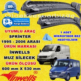 Inwells Mercedes Sprinter 1995-2006 Ön Silecek Takımı