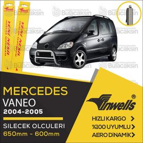 Inwells Mercedes Vaneo 2004-2005 Muz Silecek Takımı