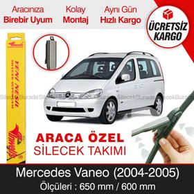 Inwells Mercedes Vaneo 2004-2005 Muz Silecek Takımı