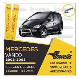 Inwells Mercedes Vaneo Muz 2002-2003 Silecek Takımı