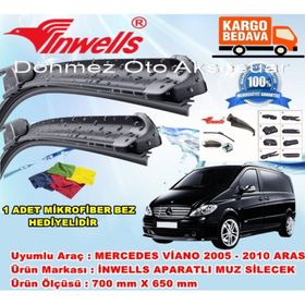 Inwells Mercedes Viano 2005-2010 Muz Silecek Takımı
