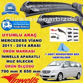 Inwells Mercedes Viano 2011-2014 Muz Silecek Takımı