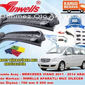 Inwells Mercedes Viano 2011-2014 Muz Silecek Takımı