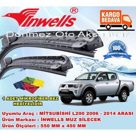 Inwells Mitsubishi L200 2006-2014 Ön Silecek Takımı
