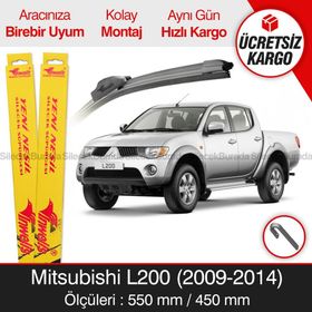 Inwells Mitsubishi L200 2009-2014 Muz Silecek Takımı