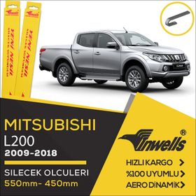 Inwells Mitsubishi L200 2009-2018 Ön Muz Silecek Takımı
