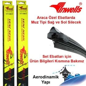 Inwells Nissan Almera 2000-2007 Muz Silecek Takımı