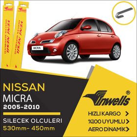 Inwells Nissan Micra 2005-2010 Ön Muz Silecek Takımı